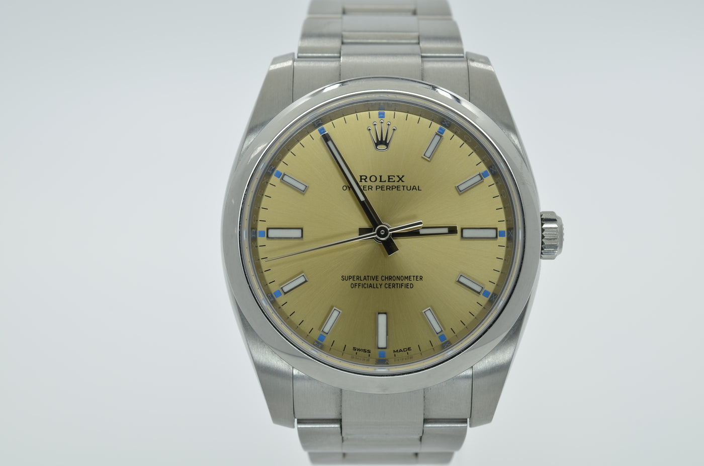 Rolex Oyster Perpetual 34 - REF: 114200 (yellow grape)