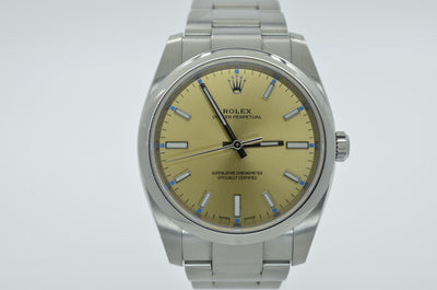 Rolex Oyster Perpetual 34 - REF: 114200 (yellow grape)