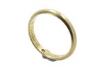 Cartier Single Diamond Wedding Ring - Size 47 / UK H 1/2 - Image 2