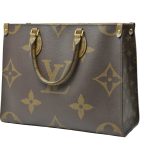 Louis Vuitton Monogram Giant On-The-Go MM Tote Handbag