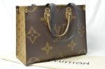 Louis Vuitton Monogram Giant On-The-Go MM Tote Handbag - Image 6