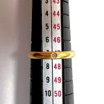 Cartier Single Diamond Wedding Ring - Size 47 / UK H 1/2 - Image 6